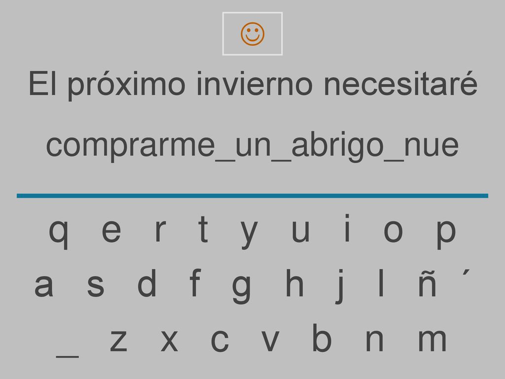 q e r t y u i o p a s d f g h j l ñ ´ _ z x c v b n m