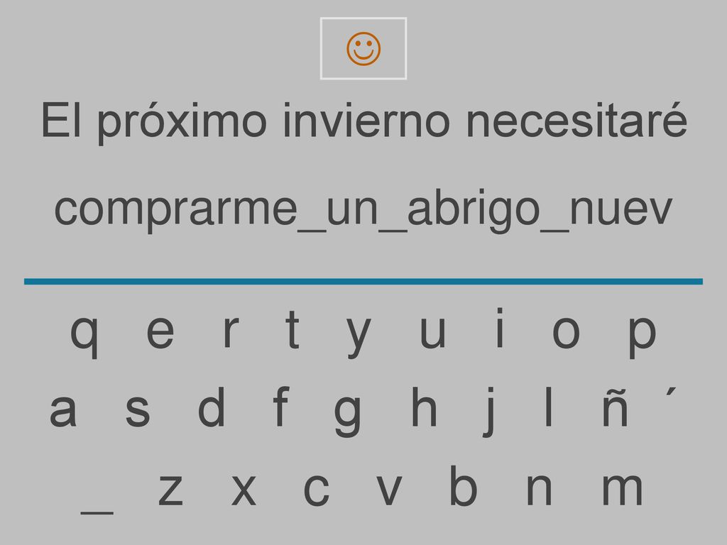 q e r t y u i o p a s d f g h j l ñ ´ _ z x c v b n m
