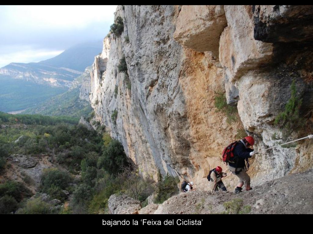 bajando la ‘Feixa del Ciclista’