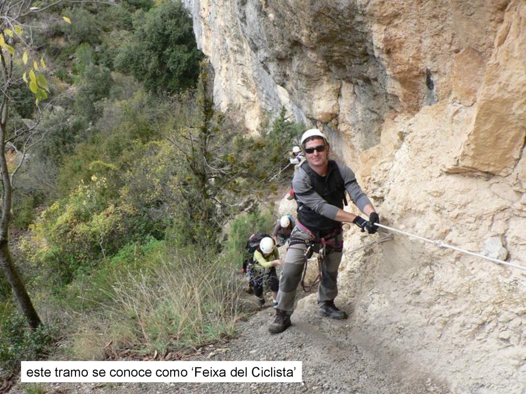 este tramo se conoce como ‘Feixa del Ciclista’