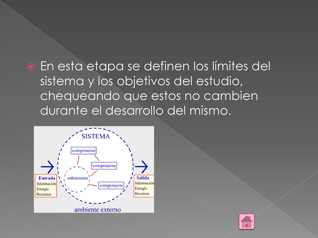 En esta etapa se definen los límites del sistema y los objetivos del estudio, chequeando que estos no cambien durante el desarrollo del mismo.
