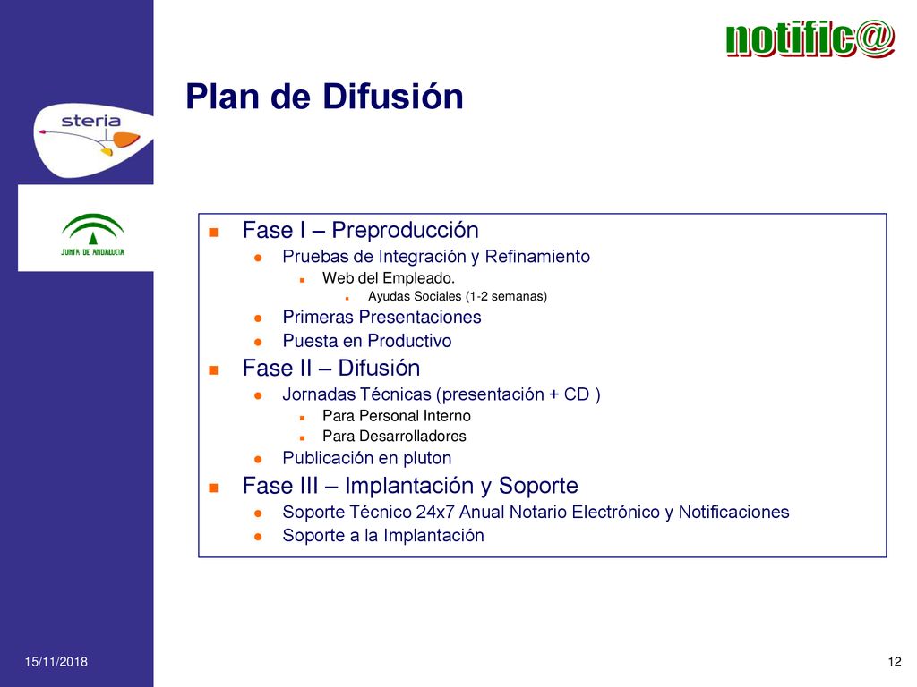 Plan de Difusión Fase I – Preproducción Fase II – Difusión