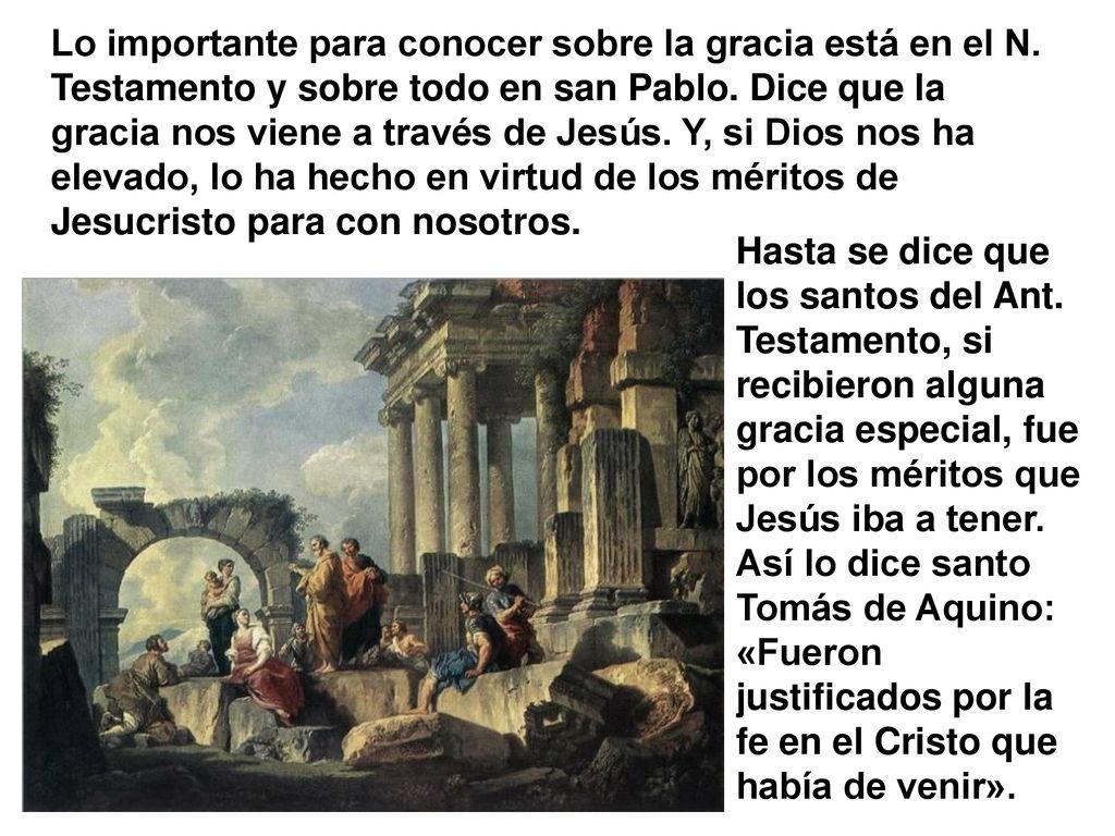 Lo importante para conocer sobre la gracia está en el N