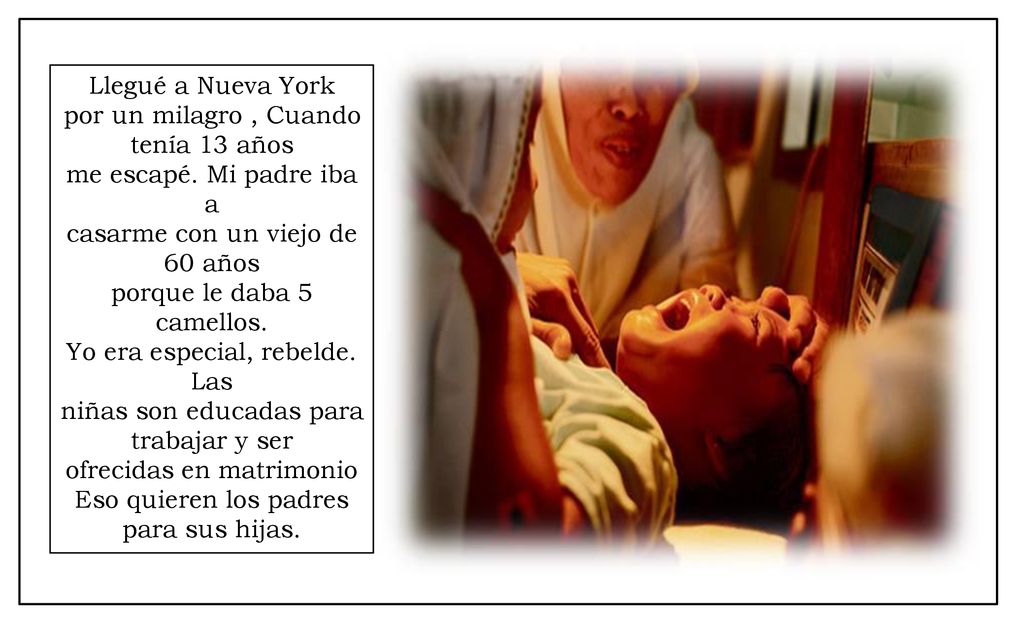 por un milagro , Cuando tenía 13 años me escapé. Mi padre iba a