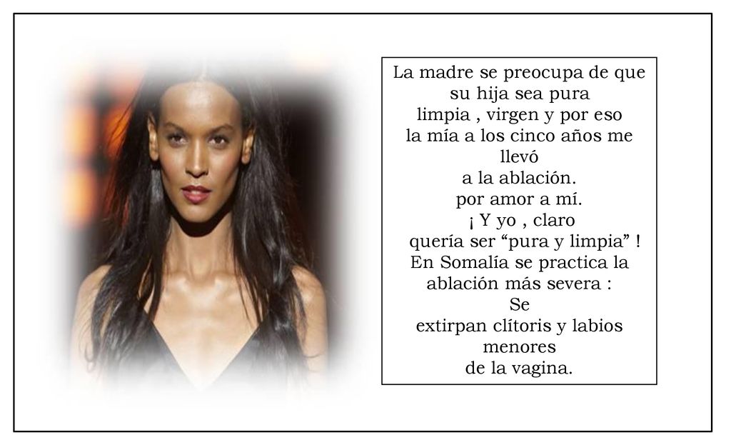 La madre se preocupa de que su hija sea pura limpia , virgen y por eso