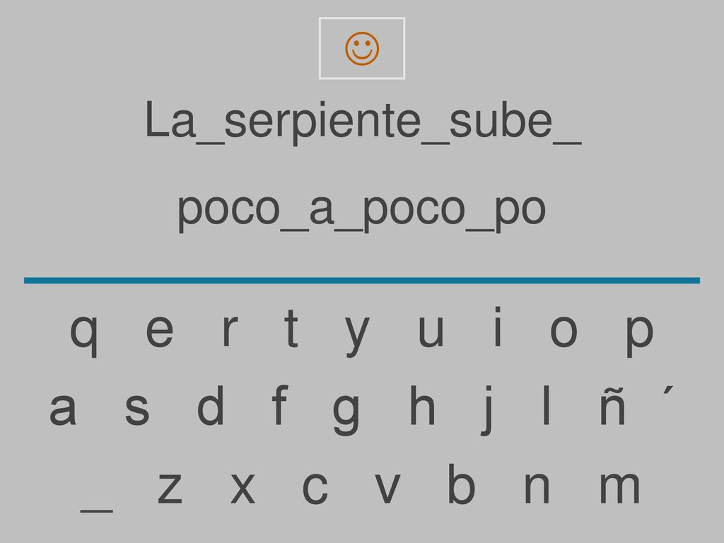 q e r t y u i o p a s d f g h j l ñ ´ _ z x c v b n m