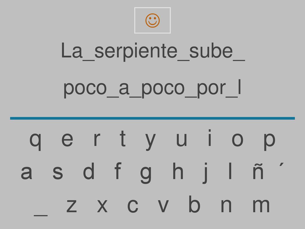 q e r t y u i o p a s d f g h j l ñ ´ _ z x c v b n m
