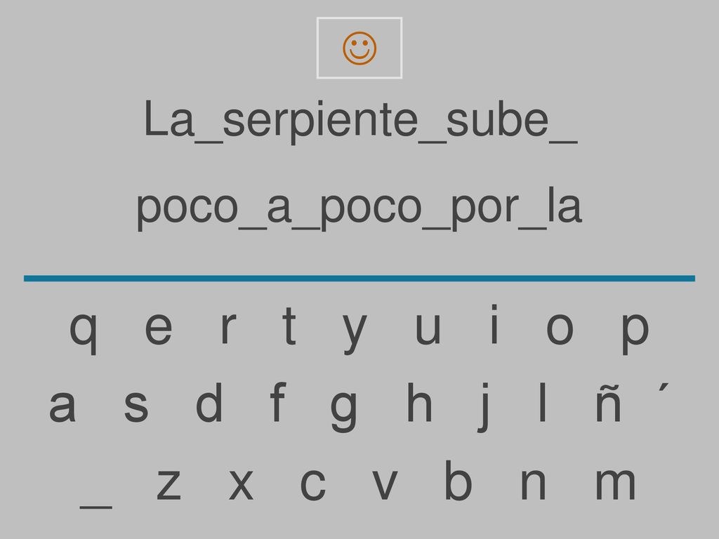 q e r t y u i o p a s d f g h j l ñ ´ _ z x c v b n m