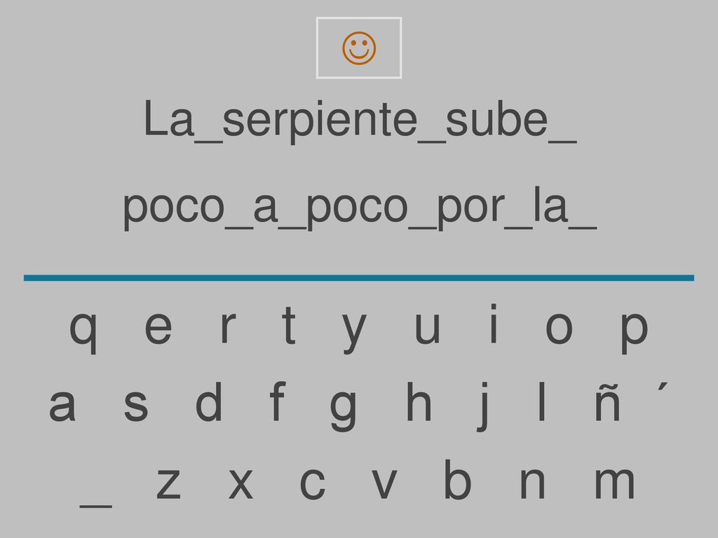 q e r t y u i o p a s d f g h j l ñ ´ _ z x c v b n m