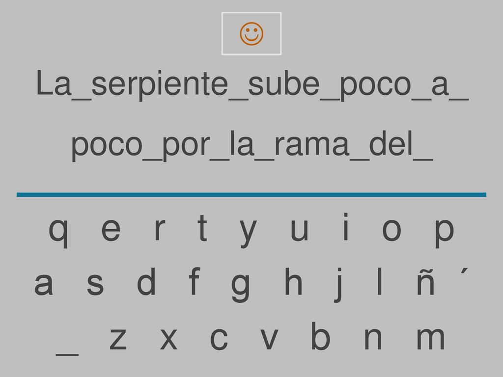 q e r t y u i o p a s d f g h j l ñ ´ _ z x c v b n m