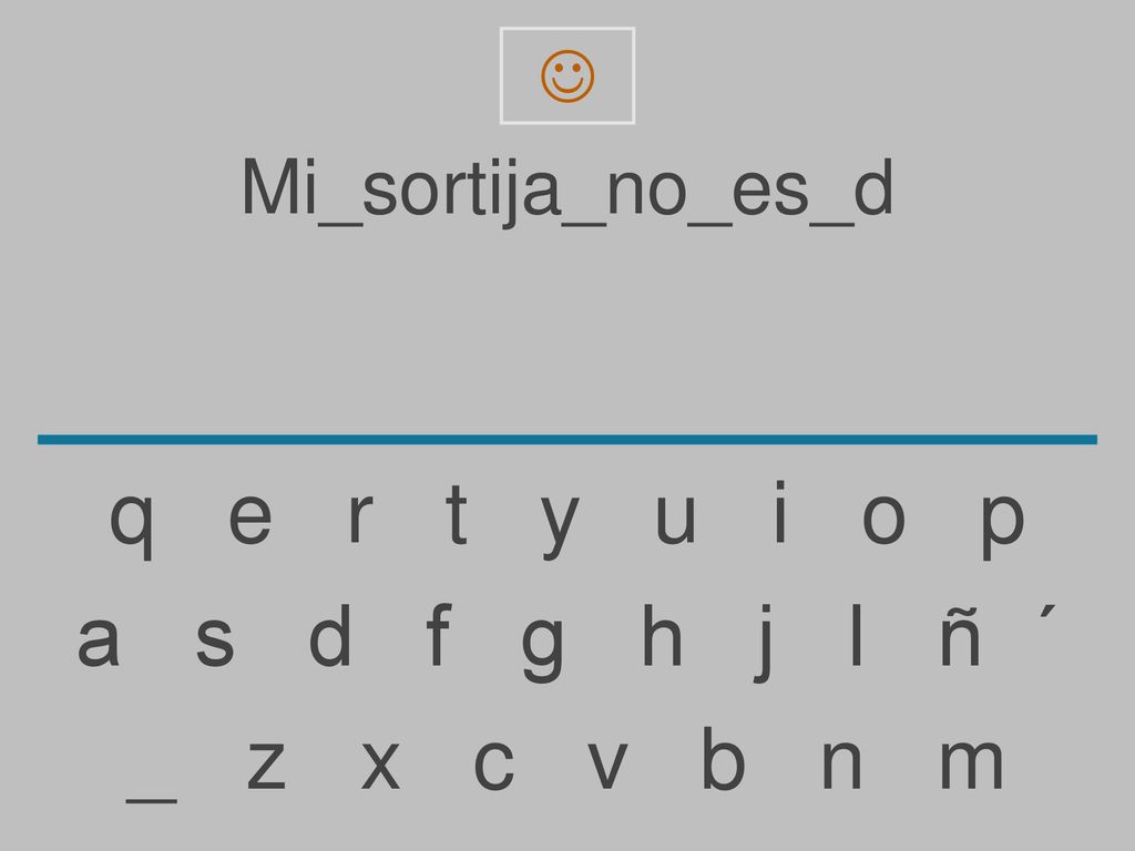 q e r t y u i o p a s d f g h j l ñ ´ _ z x c v b n m