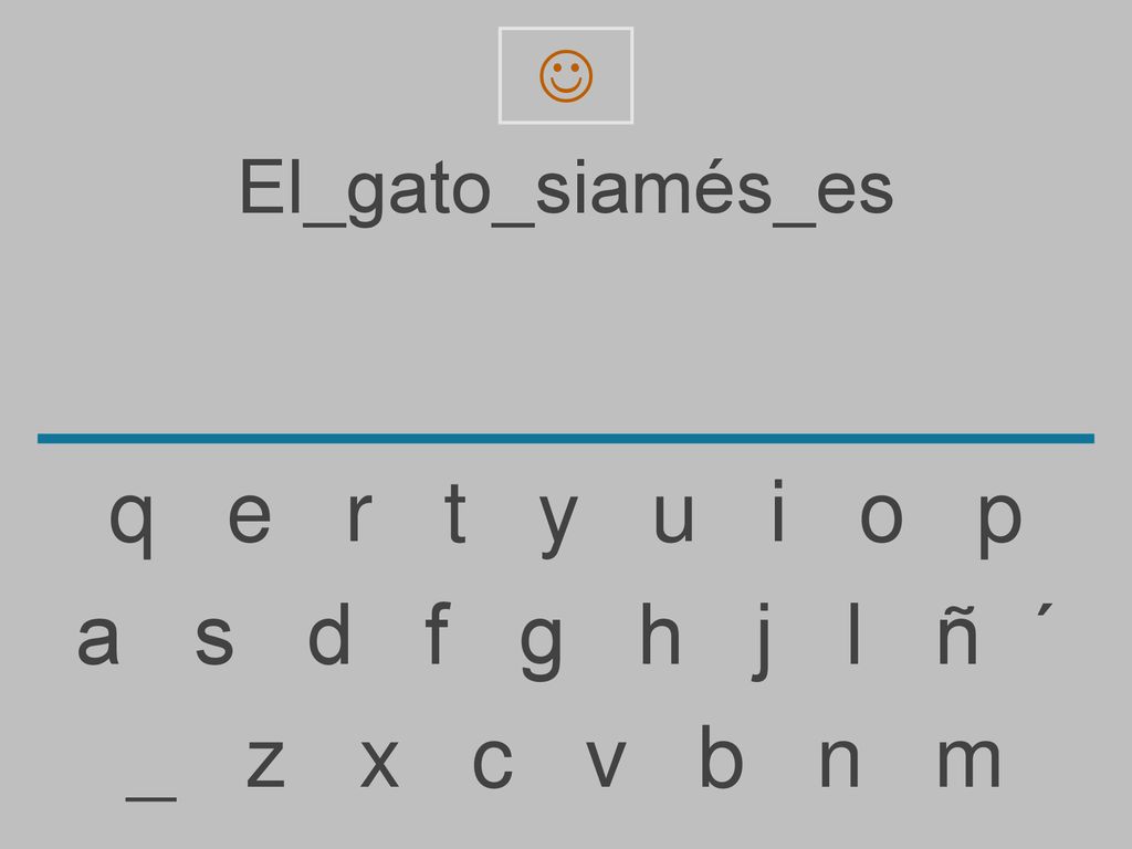 q e r t y u i o p a s d f g h j l ñ ´ _ z x c v b n m