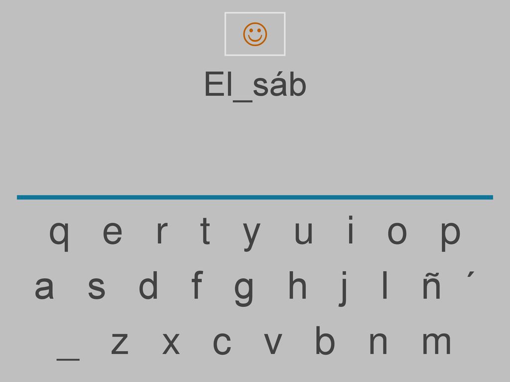  El_sáb. q e r t y u i o p.