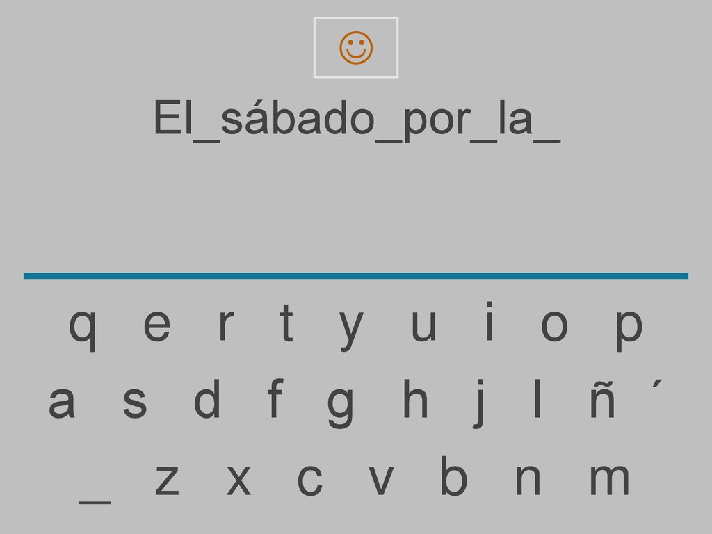 q e r t y u i o p a s d f g h j l ñ ´ _ z x c v b n m