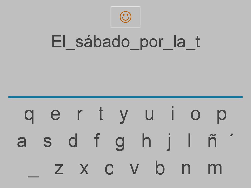 q e r t y u i o p a s d f g h j l ñ ´ _ z x c v b n m