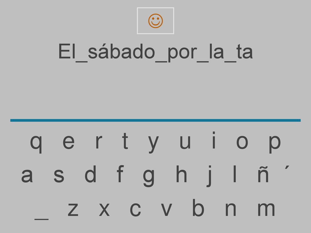 q e r t y u i o p a s d f g h j l ñ ´ _ z x c v b n m