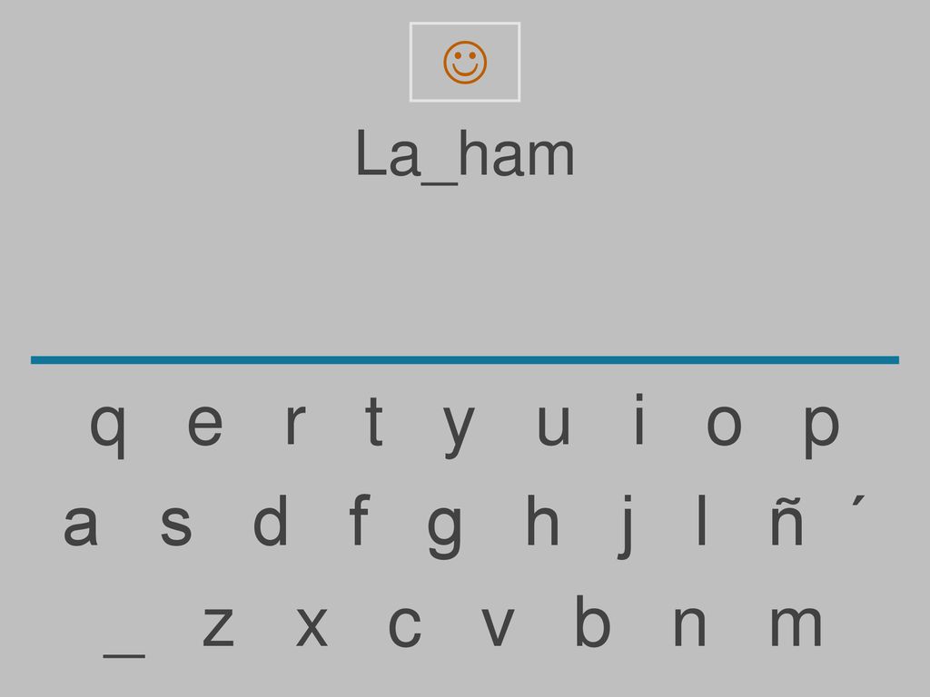  La_ham. q e r t y u i o p.