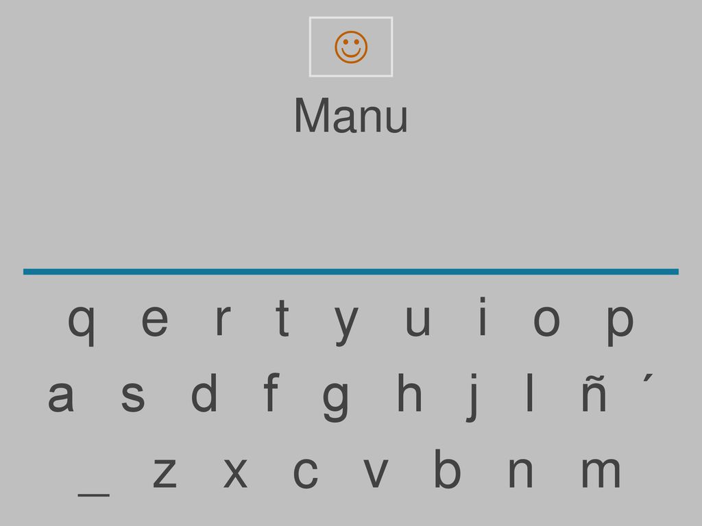  Manu. q e r t y u i o p.