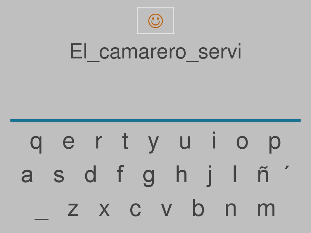 q e r t y u i o p a s d f g h j l ñ ´ _ z x c v b n m
