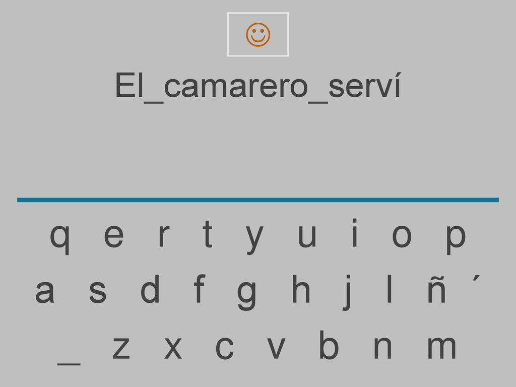 q e r t y u i o p a s d f g h j l ñ ´ _ z x c v b n m
