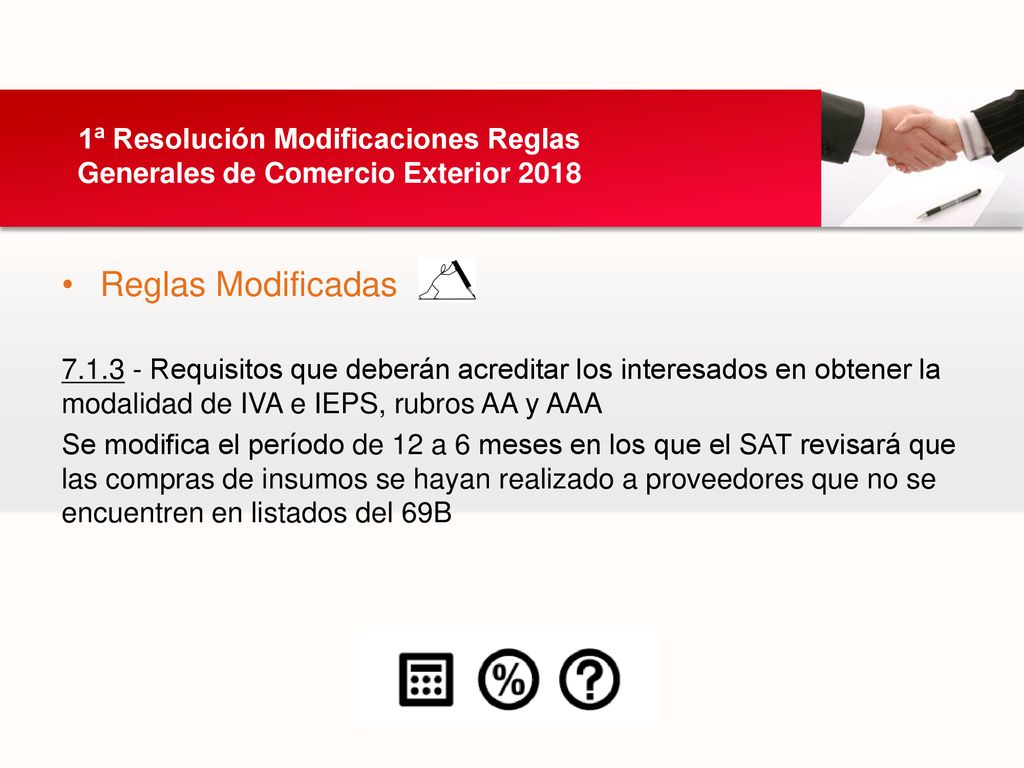 1ª Resolución Modificaciones Reglas Generales de Comercio Exterior 2018