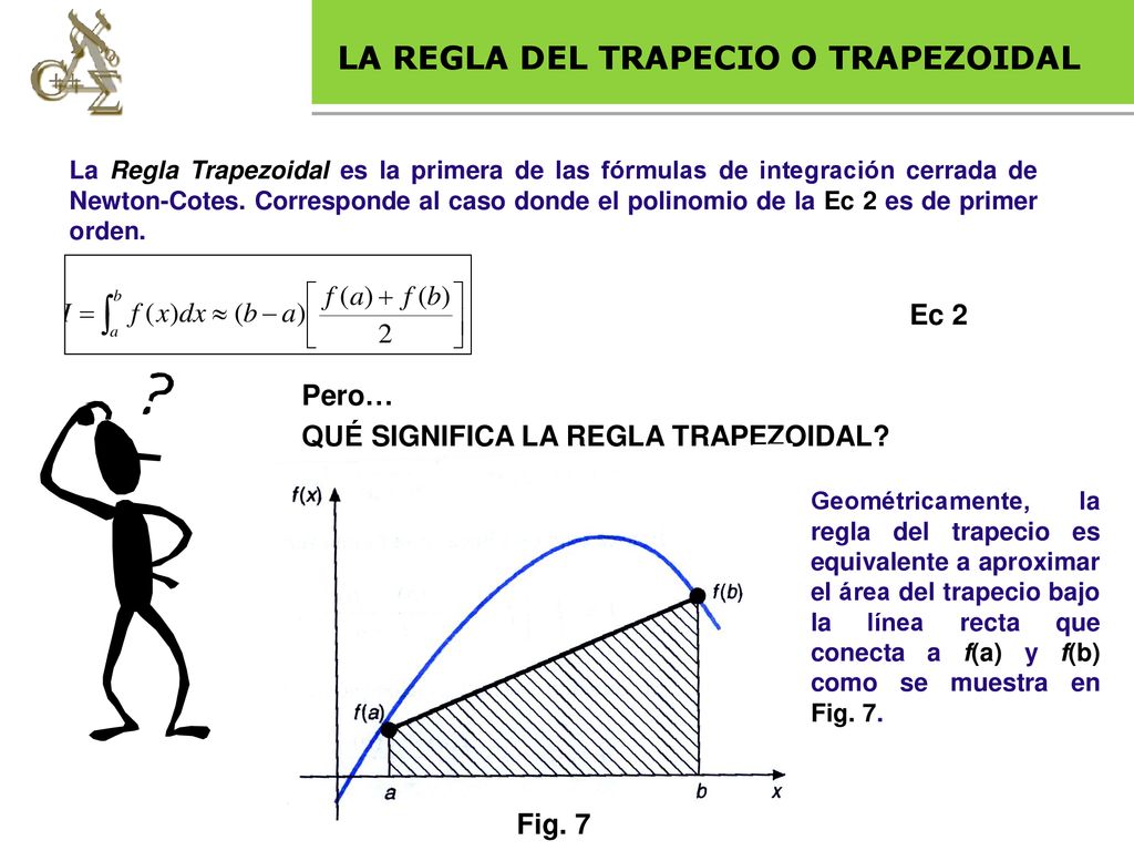 Base legal LA REGLA DEL TRAPECIO O TRAPEZOIDAL Ec 2 Pero…