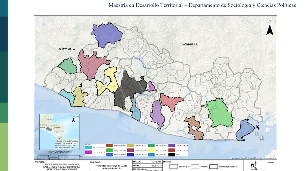 Territorios funcionales URBANO – RURALES Y LA REGIÓN METROPOLITANA DE san salvador