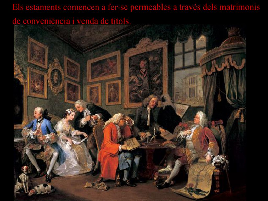 Els estaments comencen a fer-se permeables a través dels matrimonis