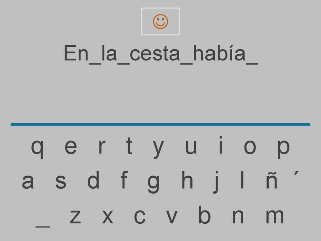 q e r t y u i o p a s d f g h j l ñ ´ _ z x c v b n m