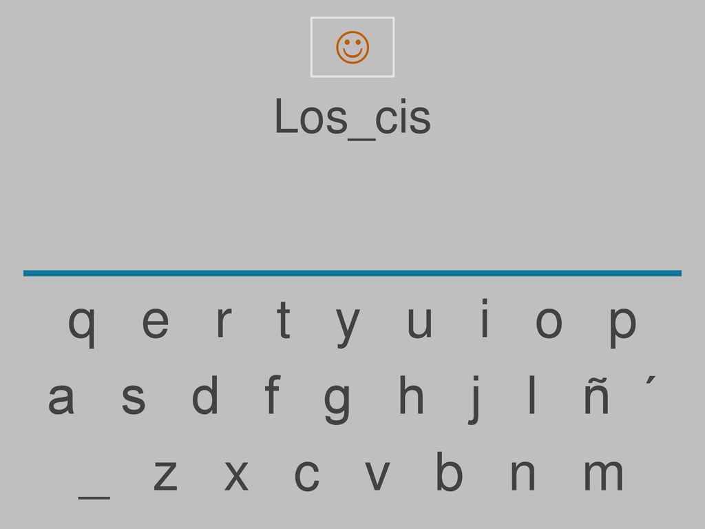  Los_cis. q e r t y u i o p.