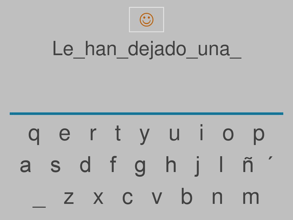 q e r t y u i o p a s d f g h j l ñ ´ _ z x c v b n m