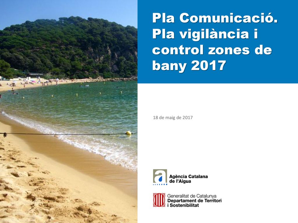 Pla Comunicació. Pla vigilància i control zones de bany 2017