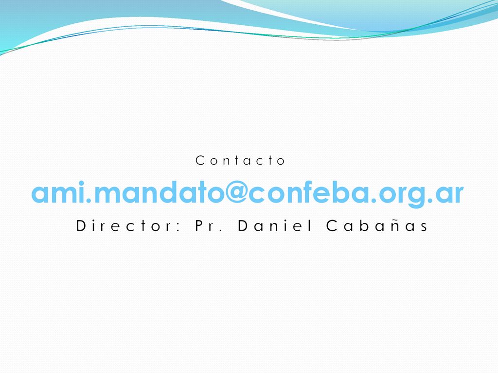 C o n t a c t o D i r e c t o r : P r . D a n i e l C a b a ñ a s