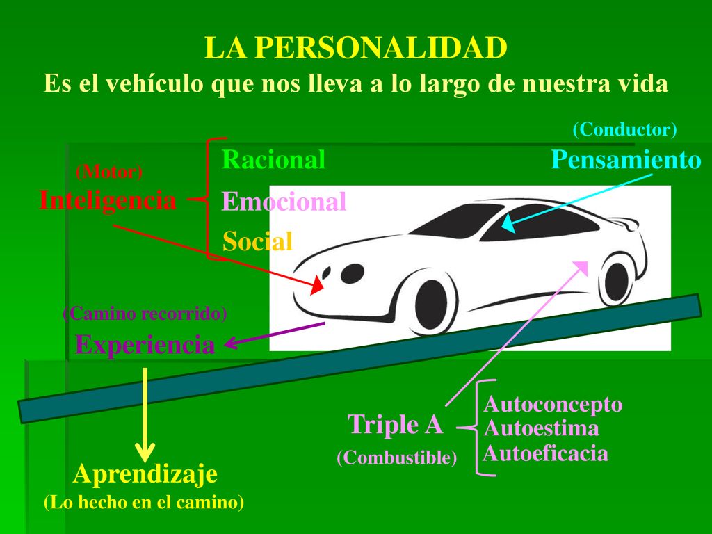 Es el vehículo que nos lleva a lo largo de nuestra vida