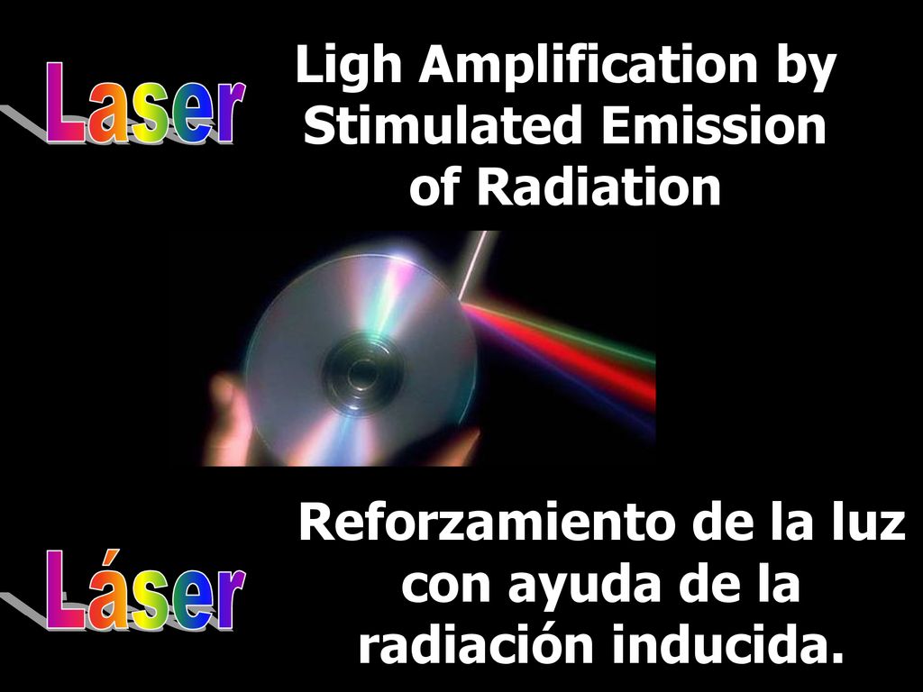Reforzamiento de la luz con ayuda de la radiación inducida.