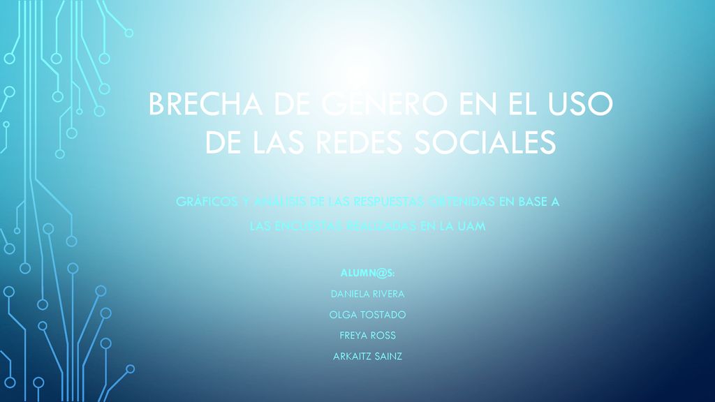 Brecha de género en el uso de las redes sociales