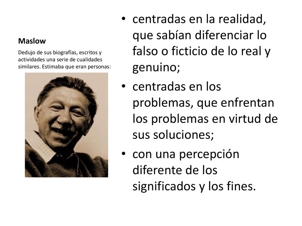 con una percepción diferente de los significados y los fines.