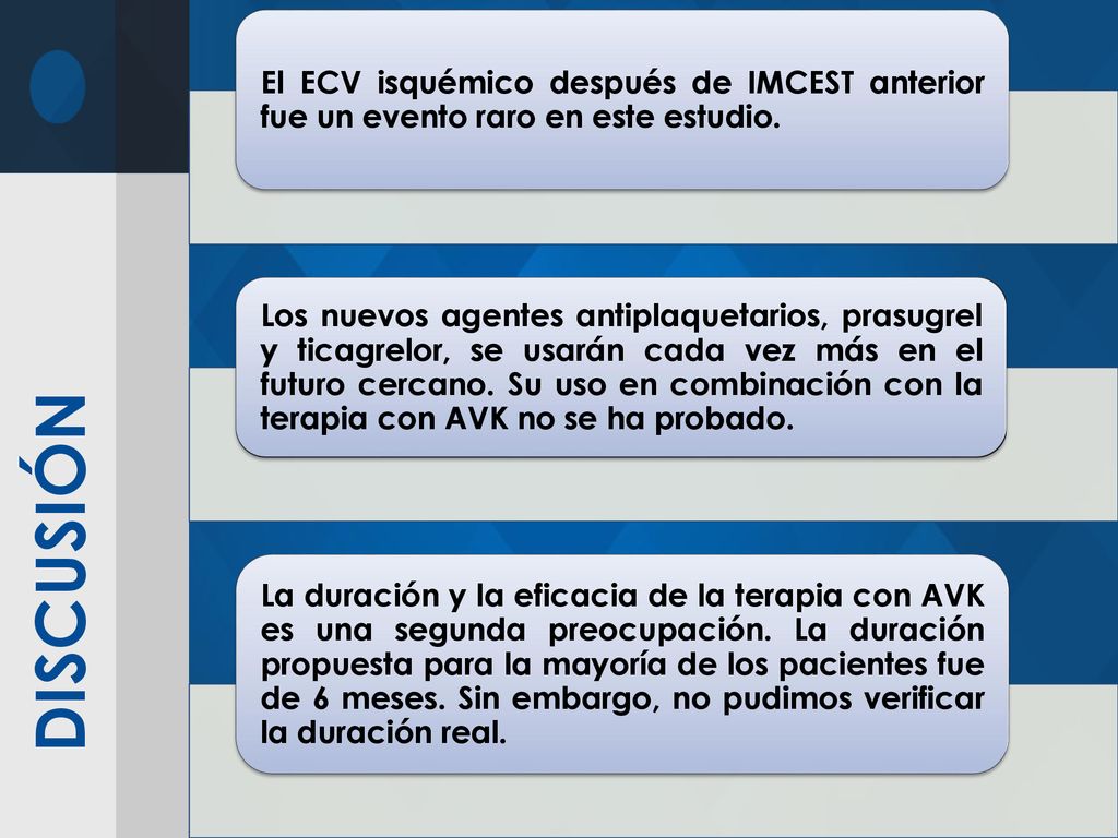 El ECV isquémico después de IMCEST anterior fue un evento raro en este estudio.