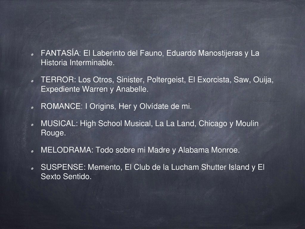FANTASÍA: El Laberinto del Fauno, Eduardo Manostijeras y La Historia Interminable.