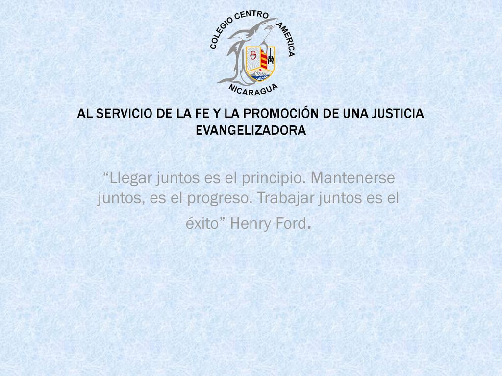 AL SERVICIO DE LA FE Y LA PROMOCIÓN DE UNA JUSTICIA EVANGELIZADORA
