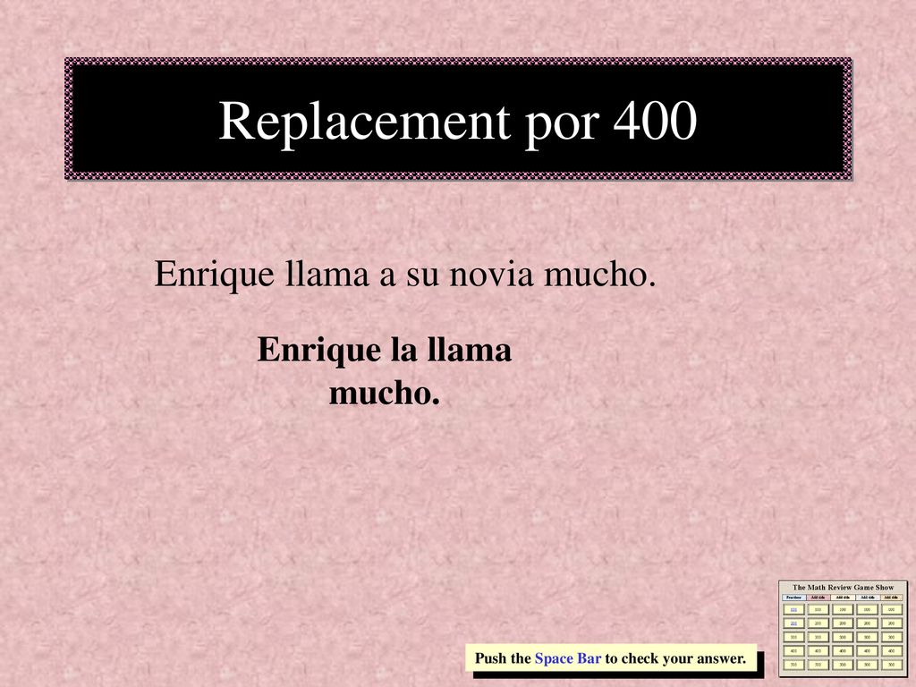 Replacement por 400 Enrique llama a su novia mucho.
