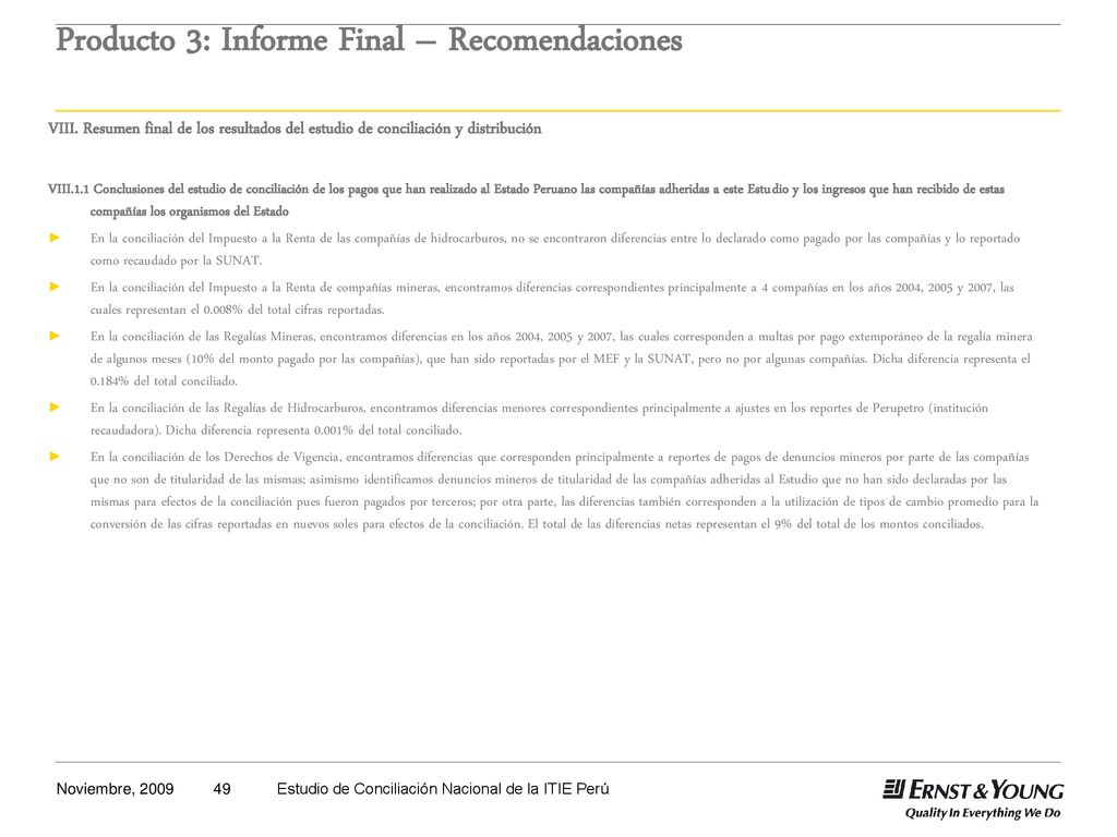 Producto 3: Informe Final – Recomendaciones
