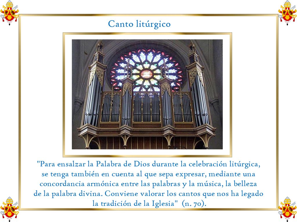 Canto litúrgico Para ensalzar la Palabra de Dios durante la celebración litúrgica,