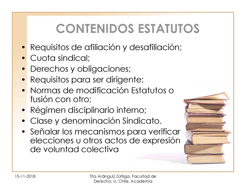 Tita Aránguiz Zúñiga. Facultad de Derecho. U. Chile. Academia Judicial