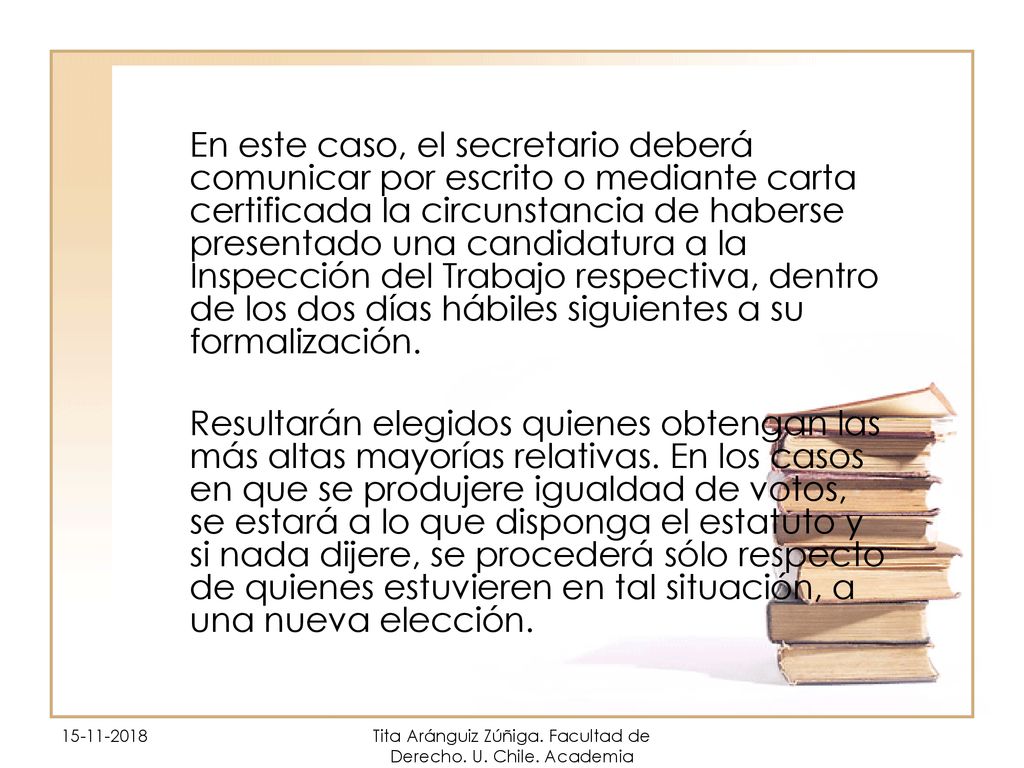 Tita Aránguiz Zúñiga. Facultad de Derecho. U. Chile. Academia Judicial