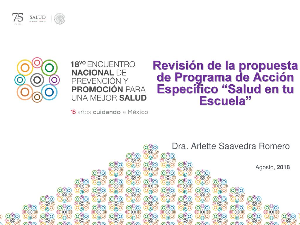 Revisión de la propuesta de Programa de Acción Específico Salud en tu Escuela