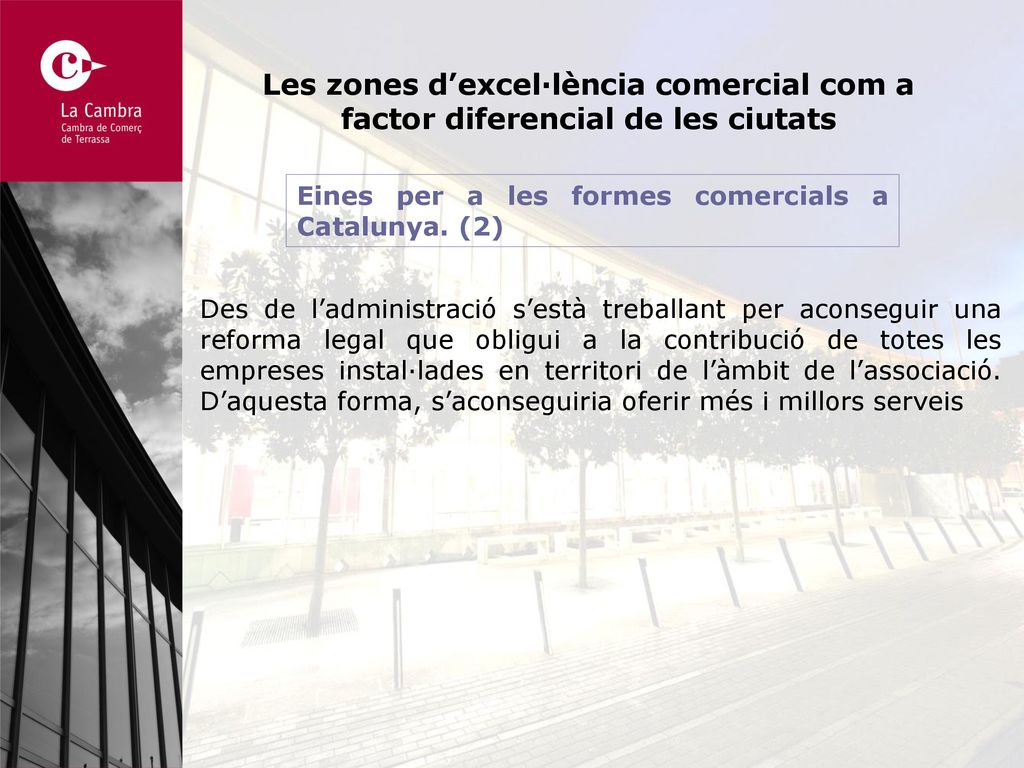 Les zones d’excel·lència comercial com a factor diferencial de les ciutats