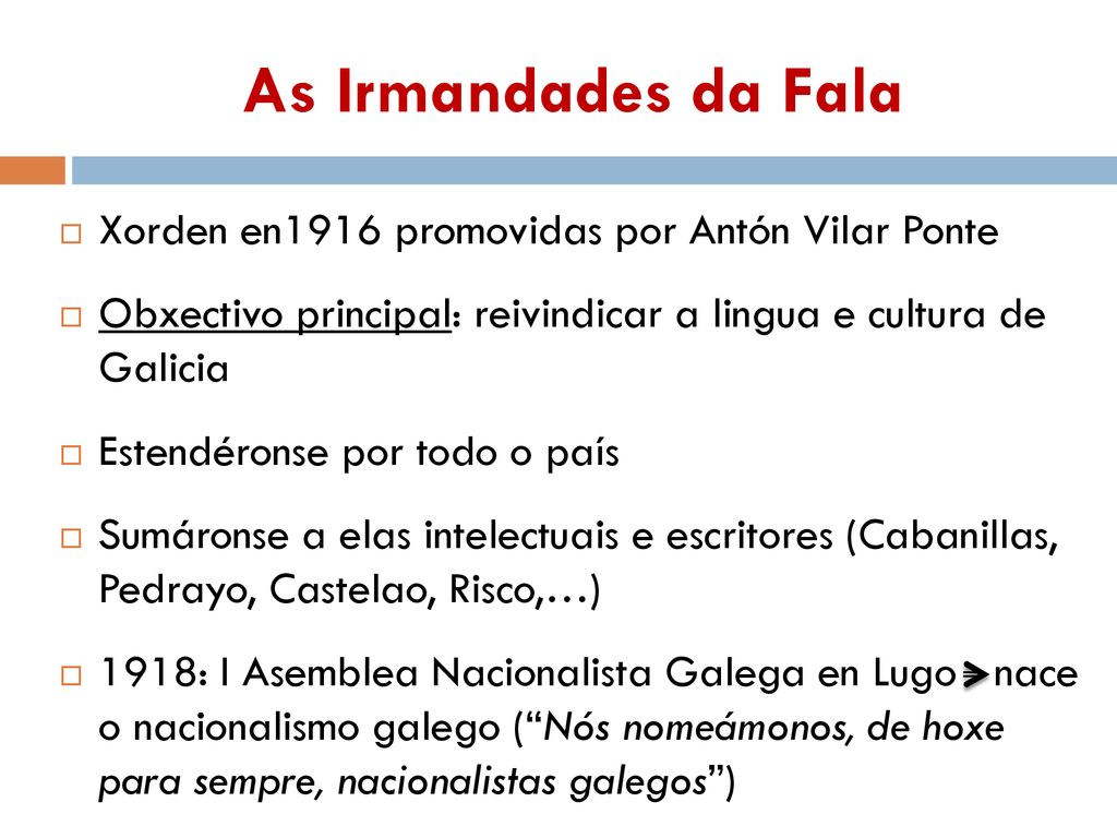 As Irmandades da Fala Xorden en1916 promovidas por Antón Vilar Ponte