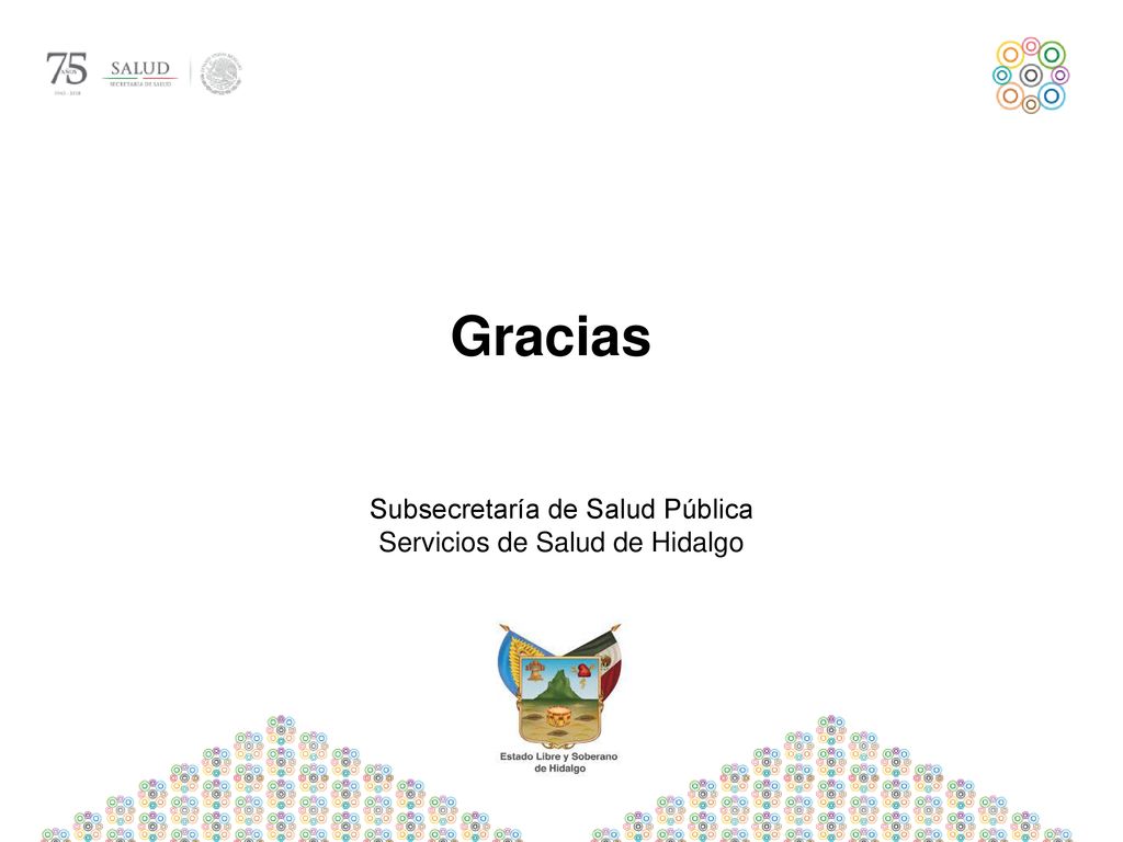 Gracias Subsecretaría de Salud Pública Servicios de Salud de Hidalgo
