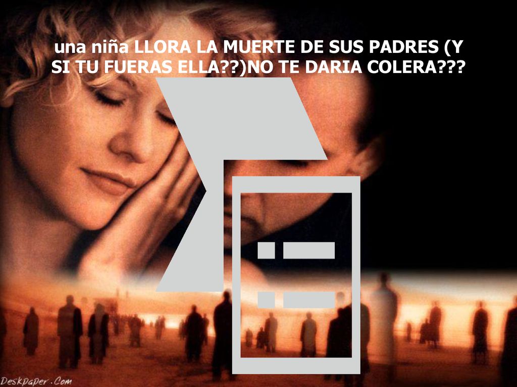 una niña LLORA LA MUERTE DE SUS PADRES (Y SI TU FUERAS ELLA